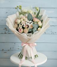 Букет цветов из:  Розы и Лизиантусы в Балахоновском