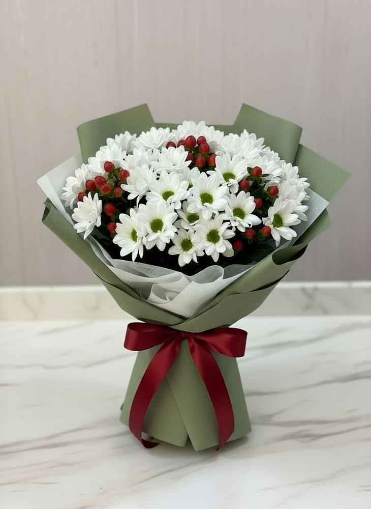 Букет цветов из: Хризантемы в Балахоновском