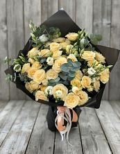 Букет цветов из:  Розы и Лизиантусы в Балахоновском