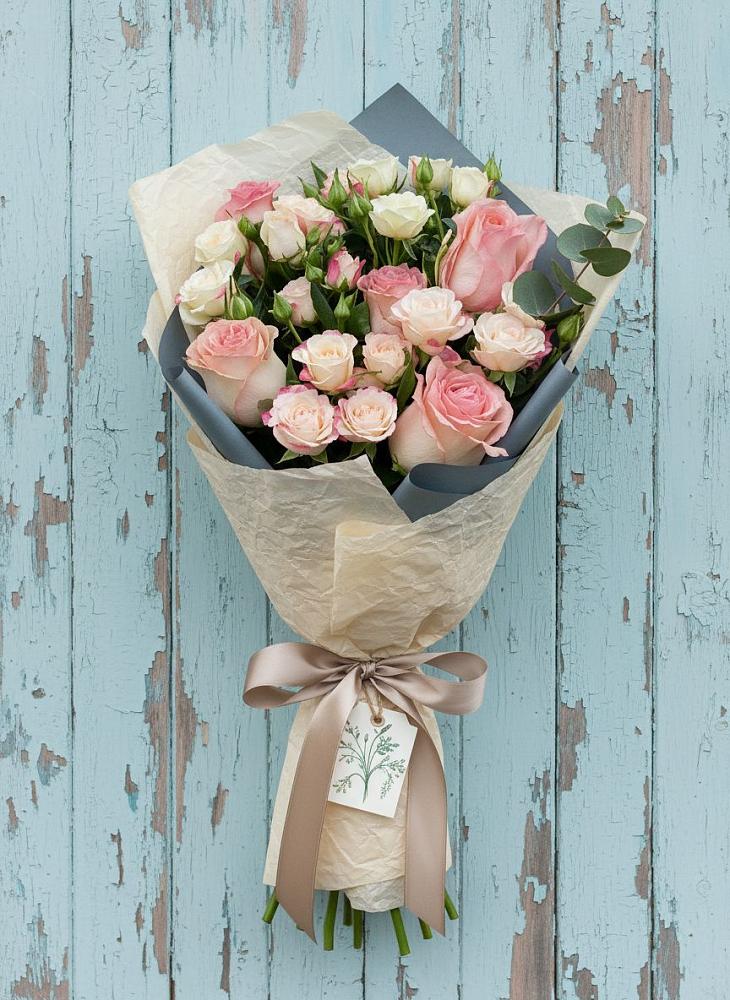 Букет цветов из: Розы в Балахоновском