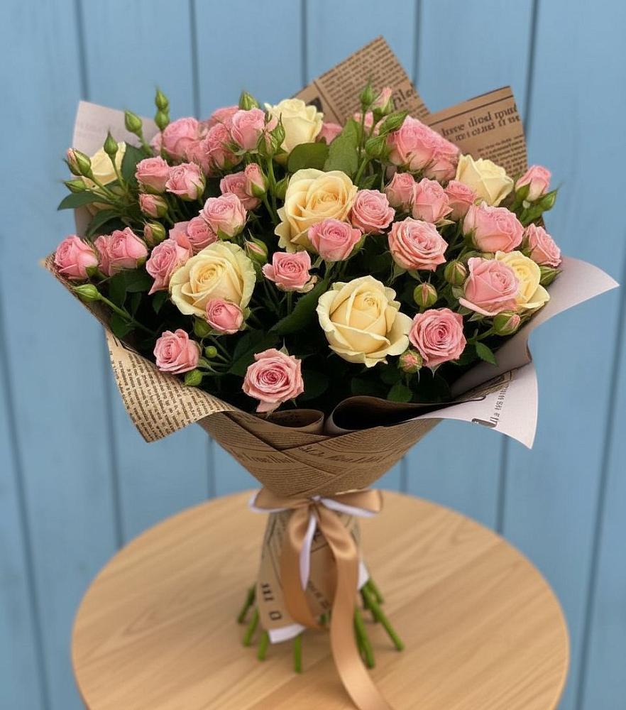 Букет цветов из: Розы в Балахоновском