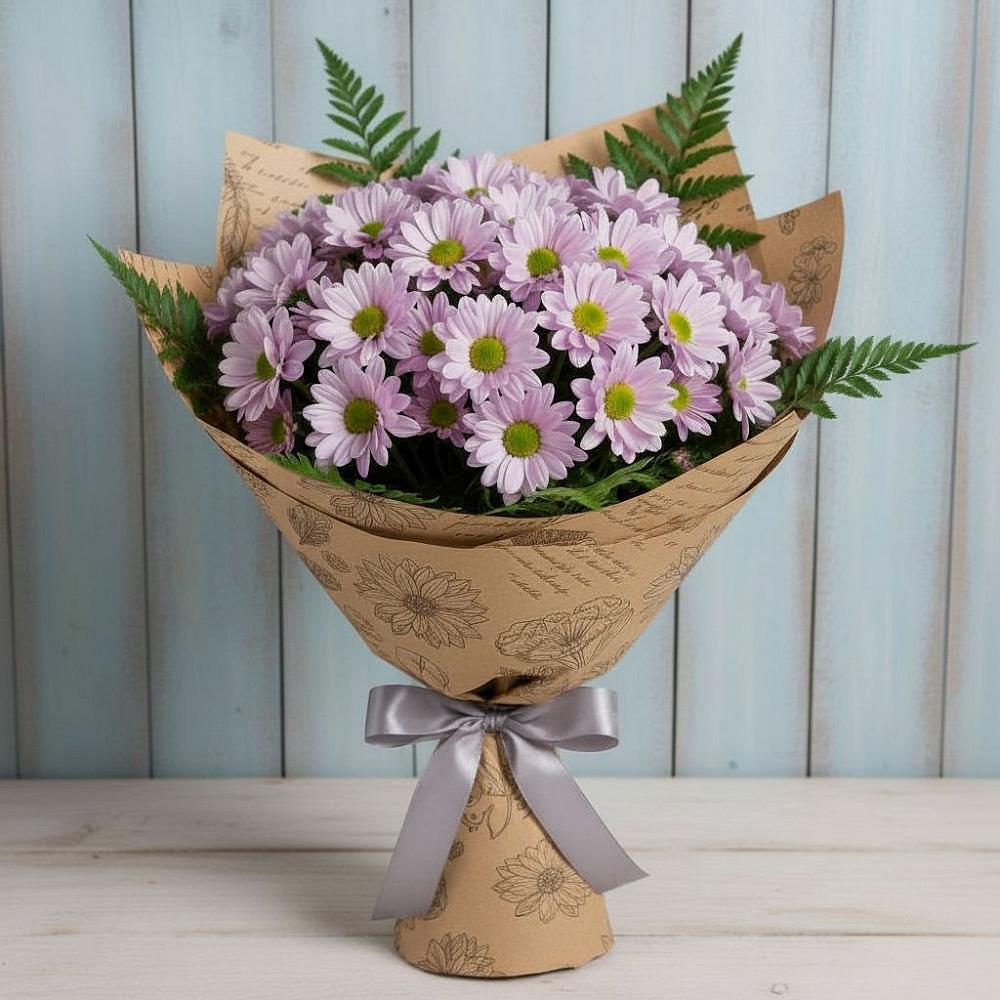 Букет цветов из: Хризантемы в Балахоновском