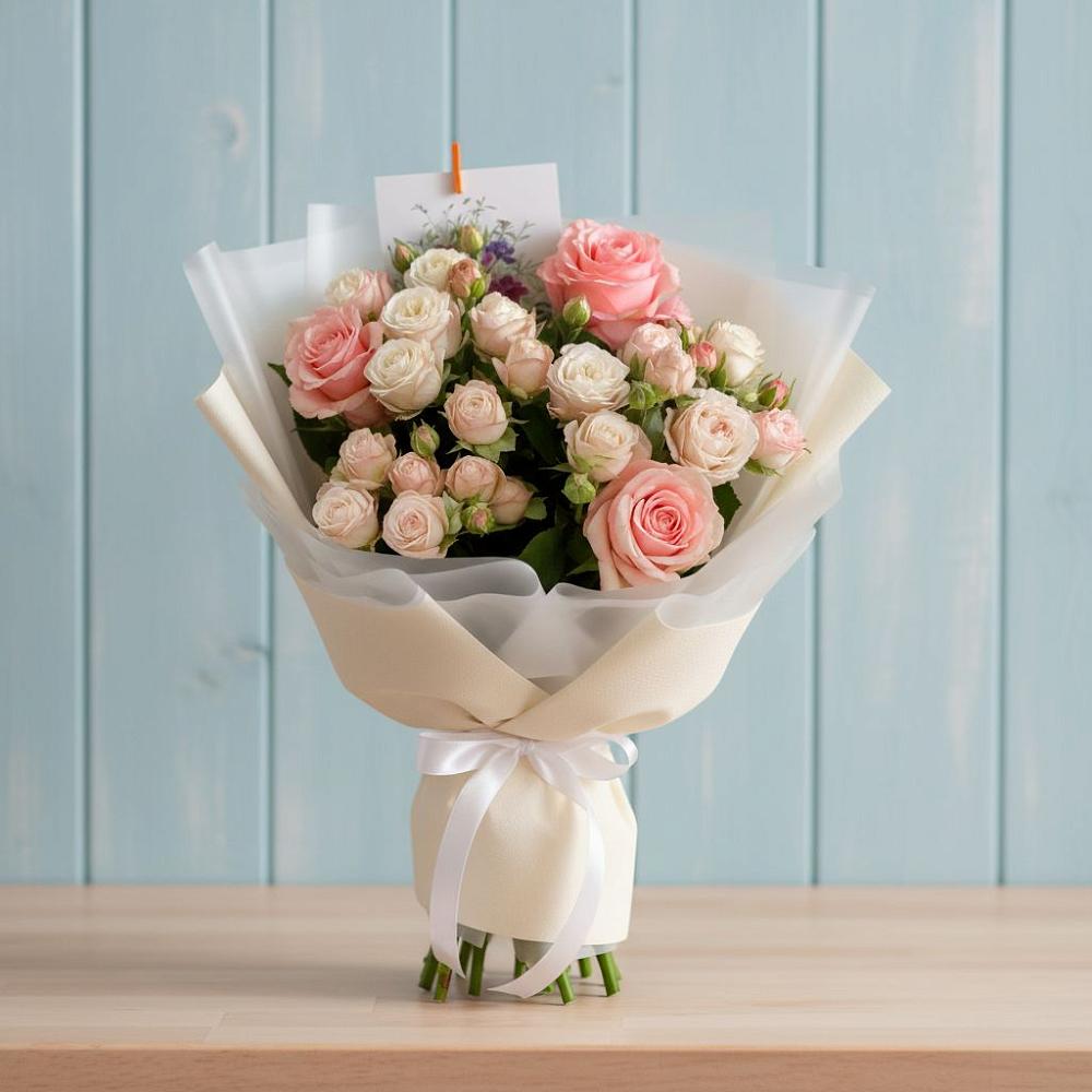 Букет цветов из: Розы в Балахоновском