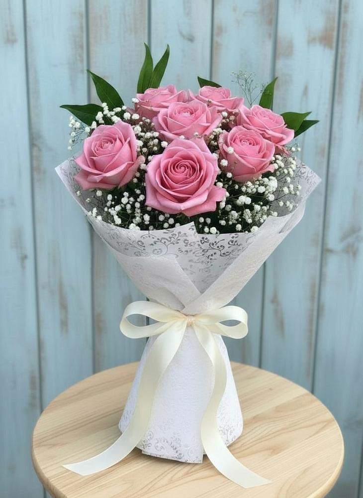 Букет цветов из: Розы в Балахоновском