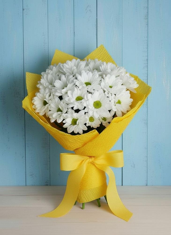 Букет цветов из: Хризантемы в Балахоновском