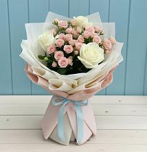 Букет цветов из:  Розы в Балахоновском