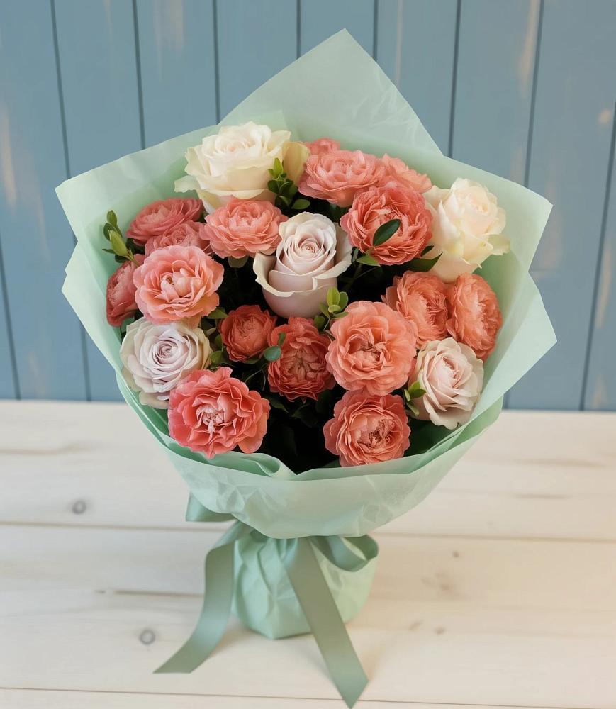 Букет цветов из: Розы в Балахоновском