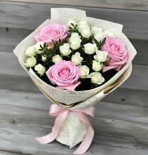 Букет цветов из:  Розы в Балахоновском