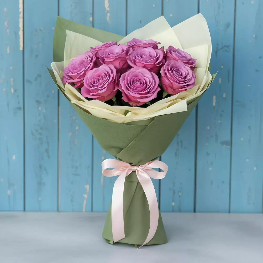 Букет Розы Фёрст Леди в Балахоновском