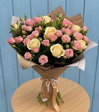 Букет цветов из:  Розы в Балахоновском