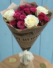 Букет цветов из:  Розы в Балахоновском