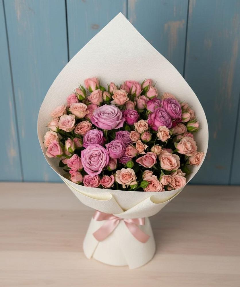 Букет цветов из: Розы в Балахоновском