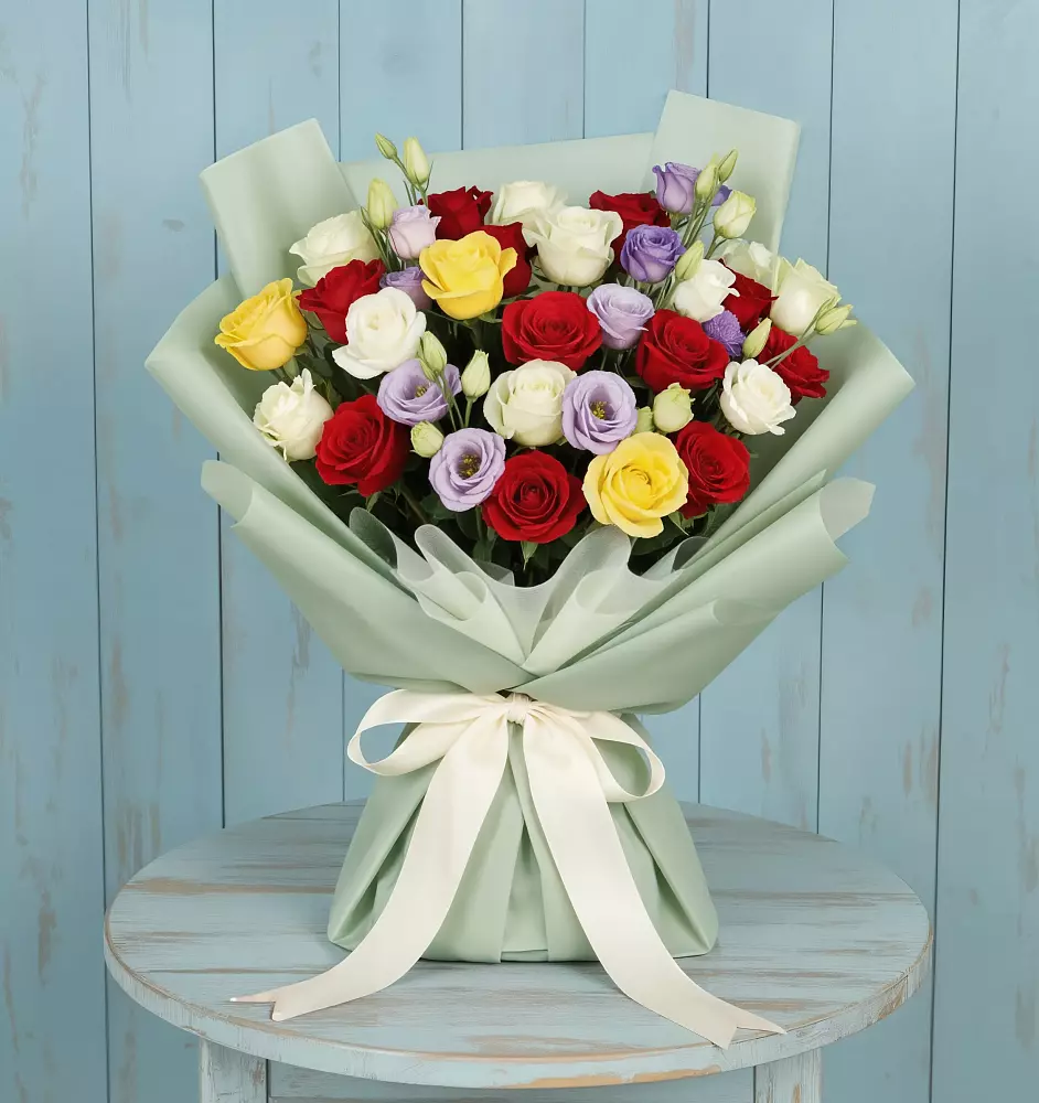 Букет цветов из: Розы в Балахоновском