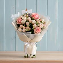 Букет цветов из:  Розы в Балахоновском